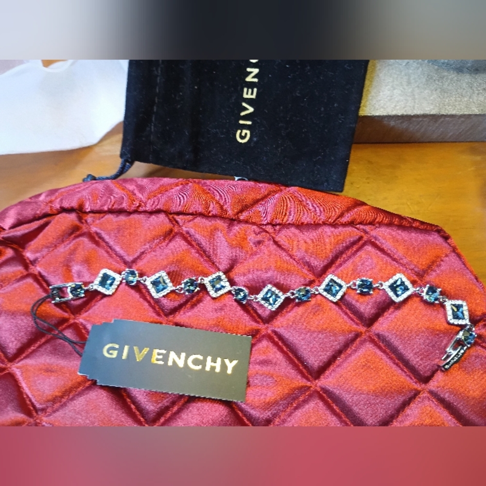 Givenchy Blue and Silver Bracelet